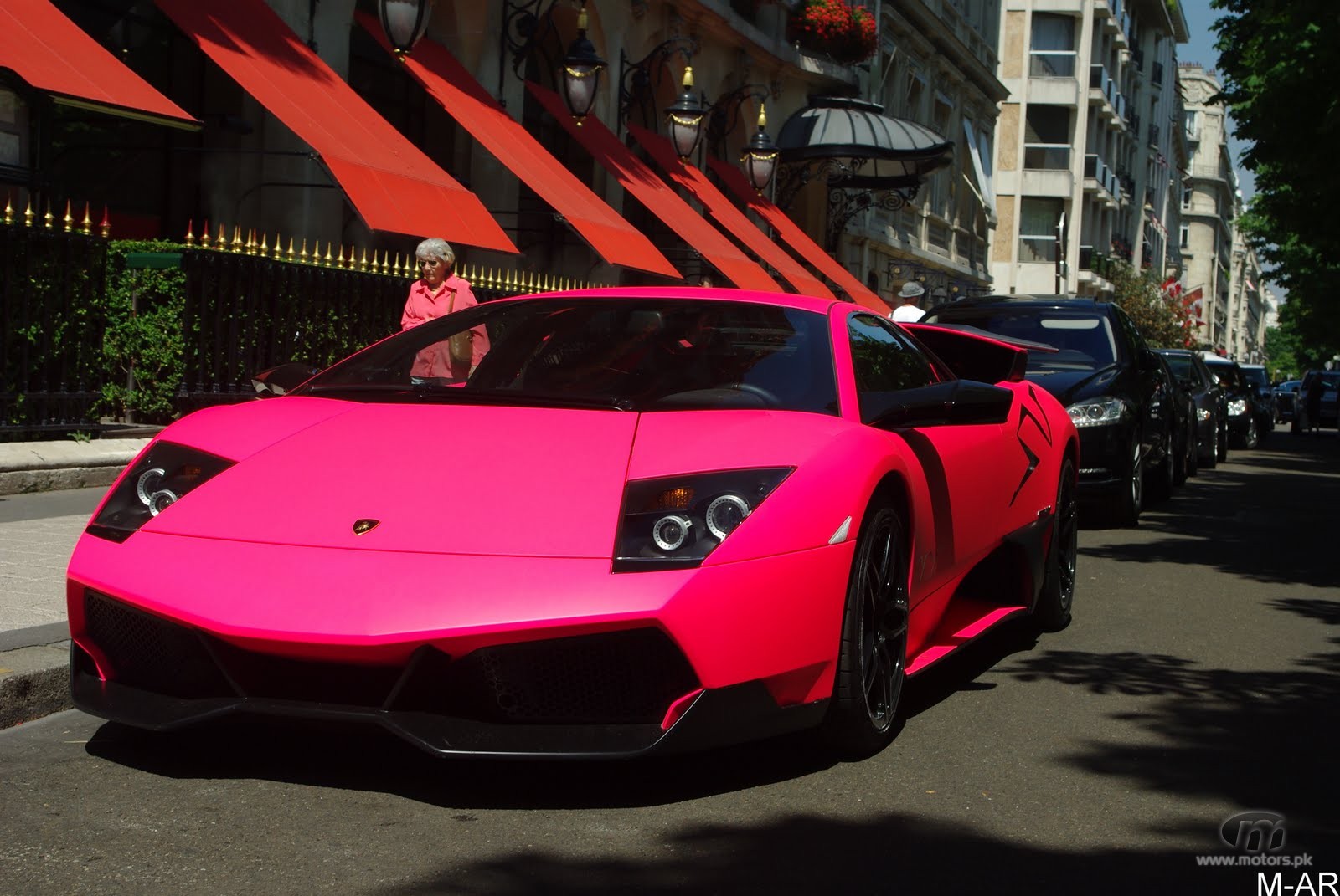 Lamborghini Pink Color 